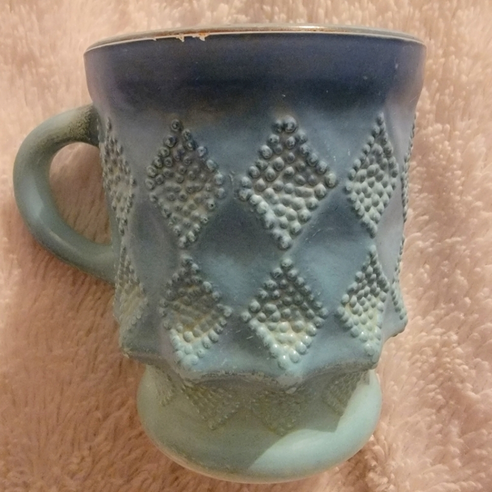 Anchor Hocking Fireking Kimberly Blue Mug